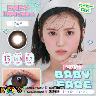 BABY MOTECON 1day Baby Face ベイビーモテコン ワンデー ベイビーフェイス